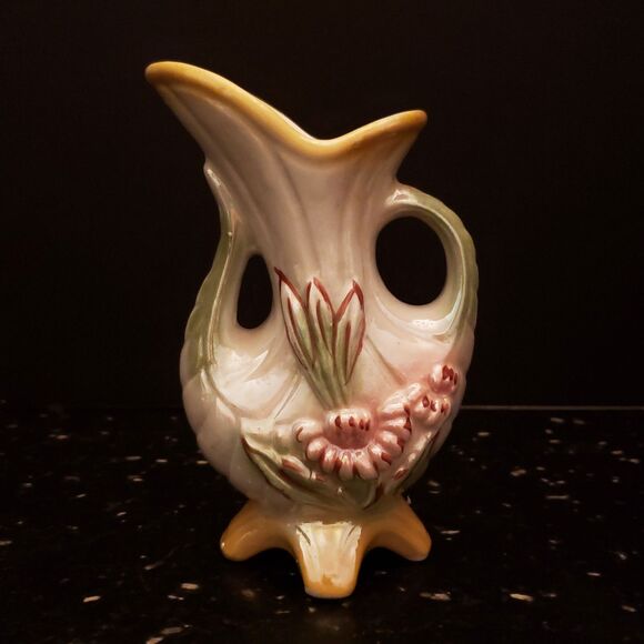 Brazilian Lusterware Porcelain Vase Pearlized Iridescent Vintage #430 Brazil - Picture 6 of 9